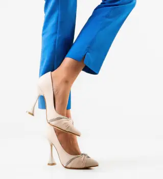 Pantofi dama Finko Bej imagine