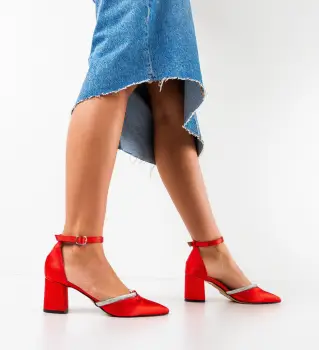 Pantofi dama Flimox Rosii imagine