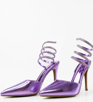 Pantofi dama Folami Mov imagine