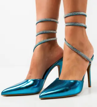 Pantofi dama Folami Turcoaz imagine