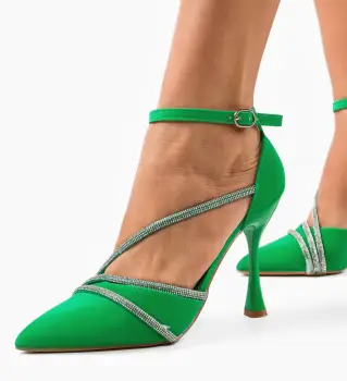 Pantofi dama Fulber Verzi imagine