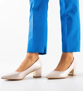 Pantofi dama Gavin Bej imagine