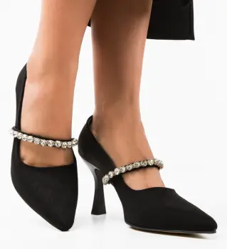 Pantofi dama Gaviro Negri 2 imagine