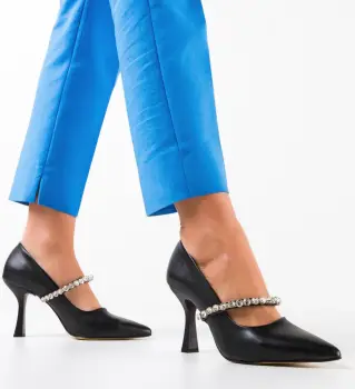 Pantofi dama Gaviro Negri imagine