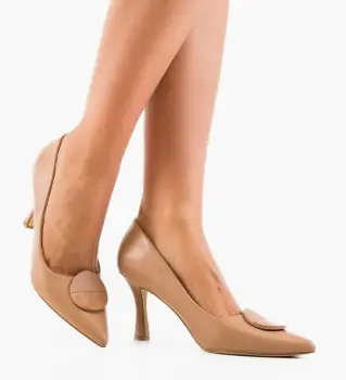 Pantofi dama Gazz Bej imagine