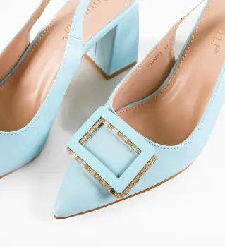 Pantofi dama Gentalya Albastre imagine