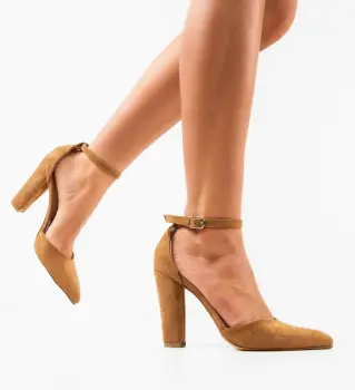 Pantofi dama Gizmo Camel imagine