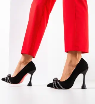 Pantofi dama Gles Negri 2 imagine