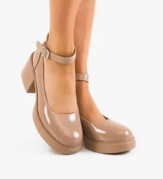 Pantofi dama Grima Bej imagine