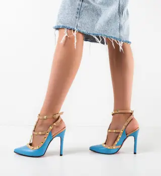 Pantofi dama Habile Albastri imagine