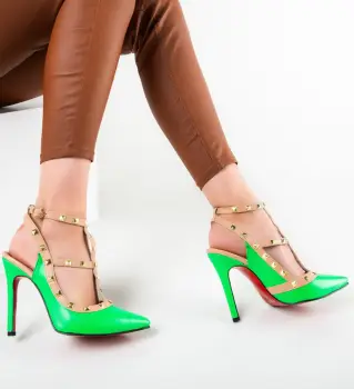 Pantofi dama Habile Verzi imagine