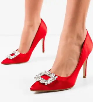 Pantofi dama Hanna Rosii imagine