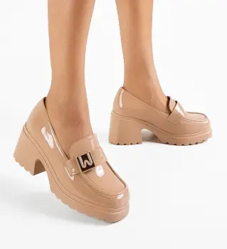 Pantofi dama Haris Khaki imagine