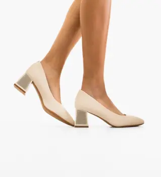 Pantofi dama Harrel Bej imagine