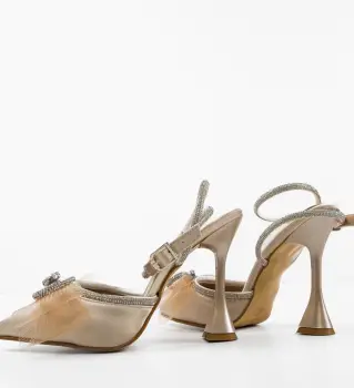 Pantofi dama Hart Bej 2 imagine