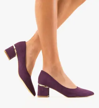 Pantofi dama Hazmelo Mov imagine
