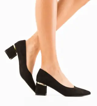 Pantofi dama Hazmelo Negri imagine
