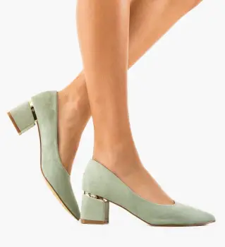 Pantofi dama Hazmelo Verzi imagine