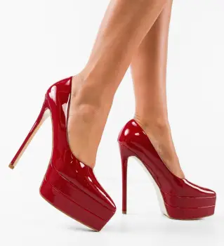 Pantofi dama Heath Rosii imagine