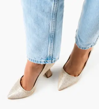 Pantofi dama Heda Aurii 2 imagine