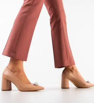 Pantofi dama Helsink Bej imagine