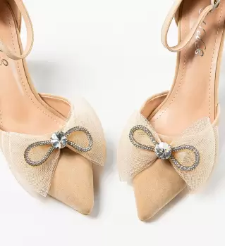 Pantofi dama Hersonisos Bej imagine