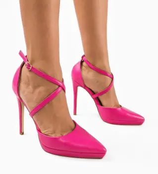 Pantofi dama Horne Fuchsia imagine