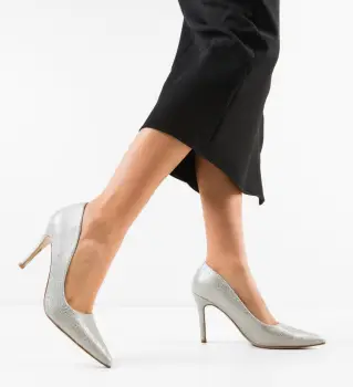 Pantofi dama Howe Argintii imagine