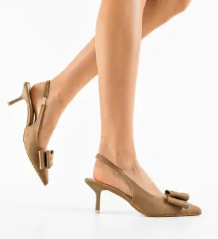 Pantofi dama Hugo Khaki imagine