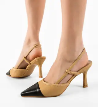 Pantofi dama Jadeit Bej imagine