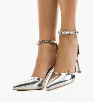 Pantofi dama Jajutra Argintii imagine