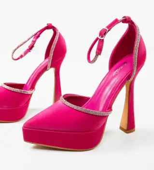 Pantofi dama Jaleh Fuchsia imagine