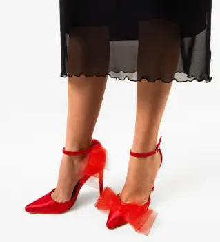 Pantofi dama Jarh Rosii imagine