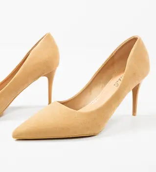 Pantofi dama Jayanta Bej imagine