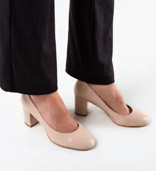 Pantofi dama Jaylan Nude imagine