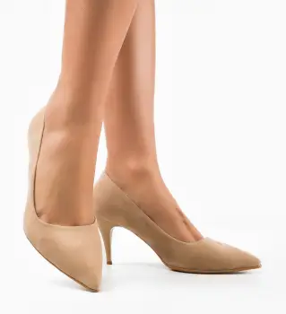 Pantofi dama Jensy Bej imagine