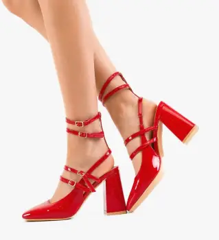 Pantofi dama Jorja Rosii imagine