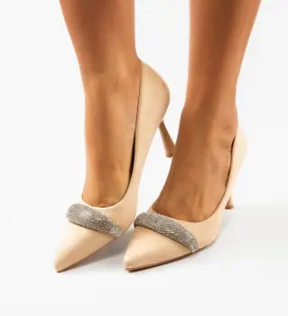 Pantofi dama Kadar Bej imagine