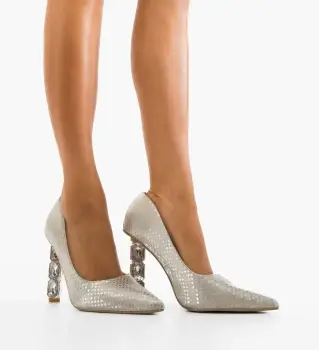 Pantofi dama Kagiso Argintii imagine