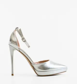 Pantofi dama Kamine Argintii imagine