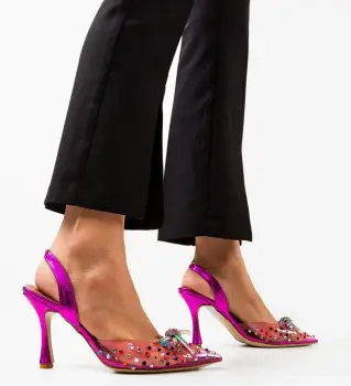 Pantofi dama Karambol Fuchsia imagine