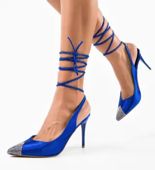 Pantofi dama Karola Albastri imagine