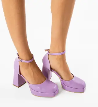 Pantofi dama Kausar Mov imagine