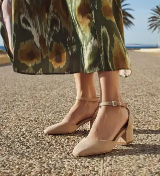 Pantofi dama Keats Bej imagine