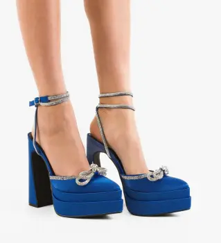 Pantofi dama Keira Albastri imagine