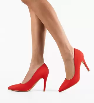 Pantofi dama Keiran Rosii imagine