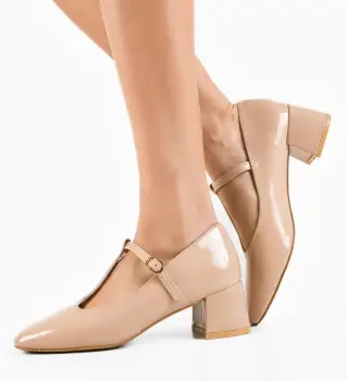 Pantofi dama Ketofa Bej imagine