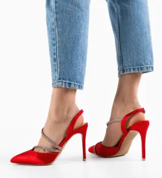 Pantofi dama Khan Rosii imagine