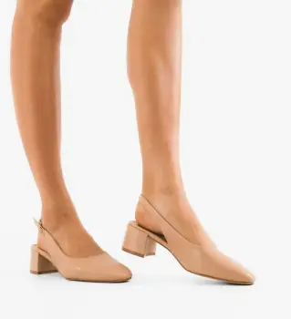 Pantofi dama Kheian Bej imagine