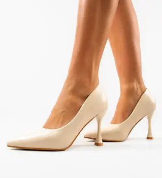 Pantofi dama Kikor Bej imagine